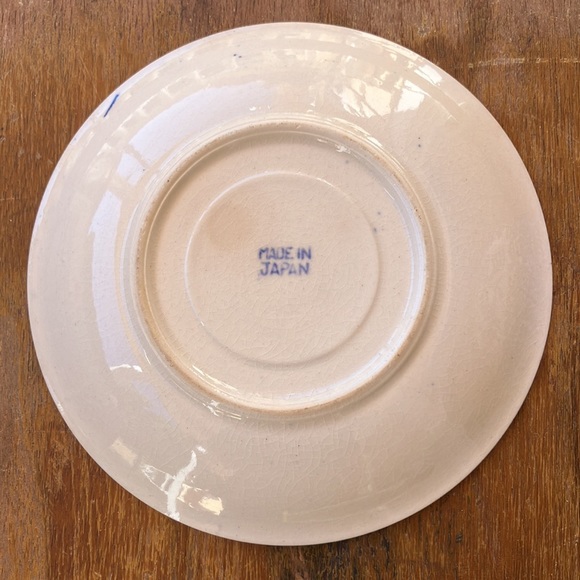 VIN Willow Ware by Royal China Underglaze E52 Transferware Small Porcelain Plate - Picture 7 of 16